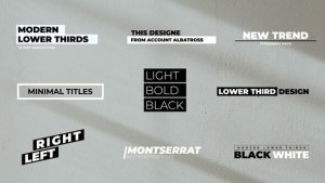 Videohive Modern Titles | After Effects 37521207 Titles template preview