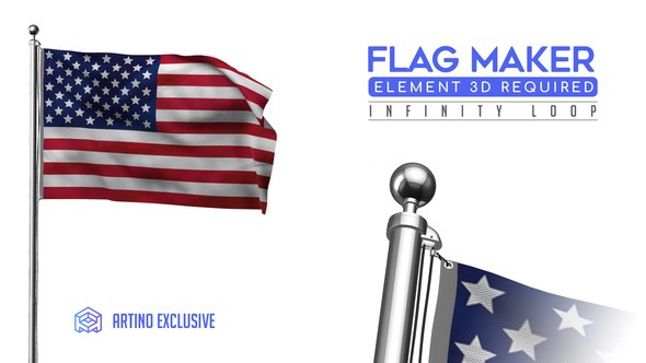 Flag Maker Video Displays template preview
