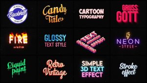 Videohive Animated Motion Titles Titles template preview
