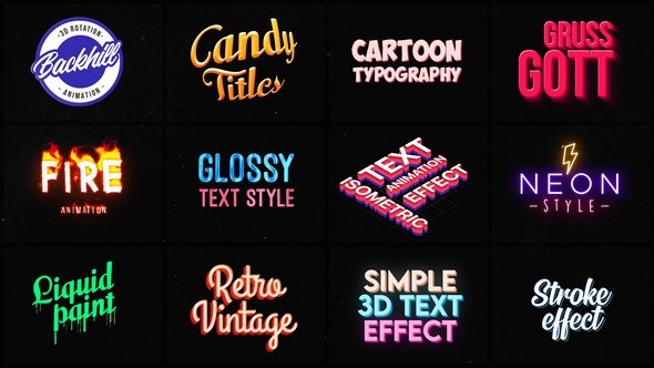 Videohive Animated Motion Titles Titles template preview