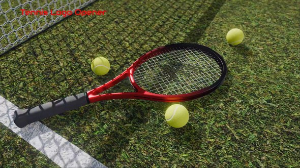 Videohive Tennis Logo Opener 59281627 Openers template preview
