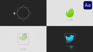 Videohive Minimal Logo for After Effects Logo Stings template preview