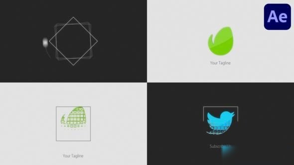 Videohive Minimal Logo for After Effects Logo Stings template preview