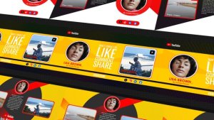 Videohive YouTube End Screen Promo Pack - Modern Outro and Subscribe Templates Broadcast-packages template preview