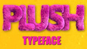 Videohive Plush Typeface Titles template preview