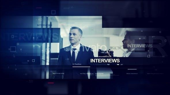 Videohive Policies And Analysis Openers template preview