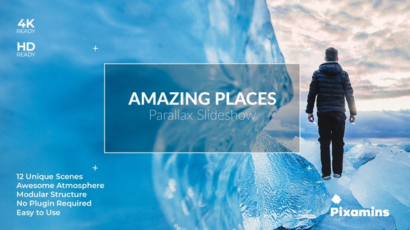 Videohive Amazing Places Parallax SlideShow Openers template preview