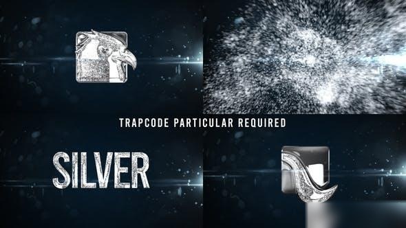 Videohive Glowing Particals Logo Reveal 34 : Silver Particals 01 Openers template preview