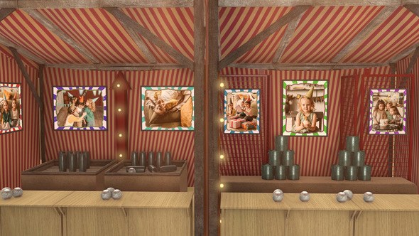 Videohive Circus Slideshow Video Displays template preview