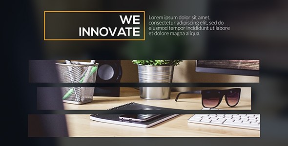Videohive Growth of Lines - Corporate Promotion Video Displays template preview
