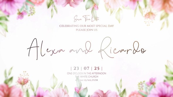 Videohive Wedding Intro 58671766 Openers template preview