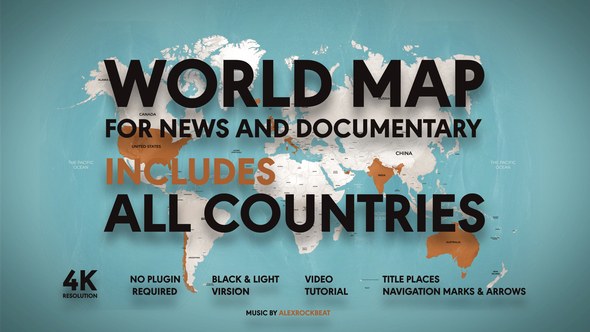 Videohive World Map 35770205 Elements template preview