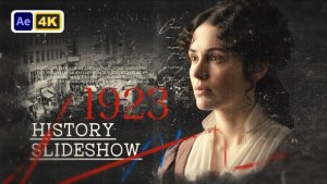 Retro History Slideshow | History Intro Video Displays template preview