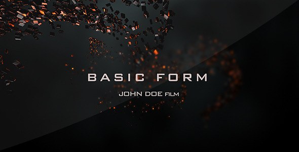 Videohive Basic Form - Movie Titles Titles template preview