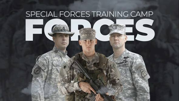 Videohive Military Conflict - TVReport Video Displays template preview