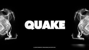 Videohive Quake! The Black Typography Openers template preview