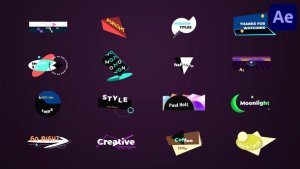 Videohive Modern Art Titles for After Effects Titles template preview