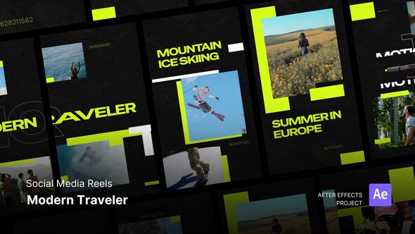 Videohive Reels - Modern Traveler Effect After Effects Project Files Openers template preview