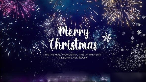 Videohive Christmas Greeting 29746250 Openers template preview