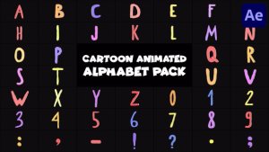 Videohive Cartoon Animated Alphabet for After Effects 53914492 Elements template preview