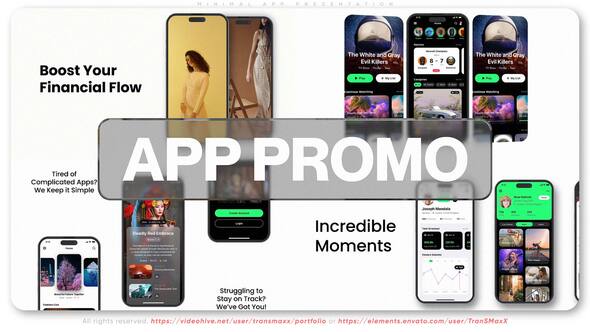 Videohive Minimal App Promotion 57203841 Product Promo template preview
