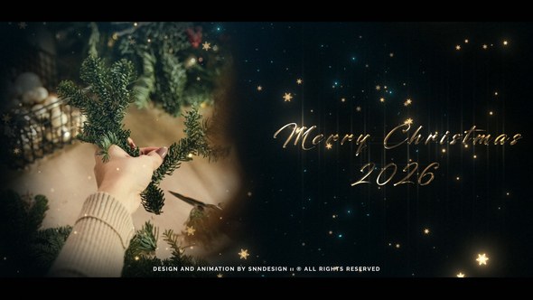 Videohive Christmas 2026 Opener Openers template preview