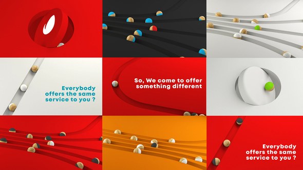 Videohive Corporate Simple Logo Reveal 3D Logo Stings template preview