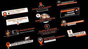 Videohive Location Lower Thirds Titles template preview