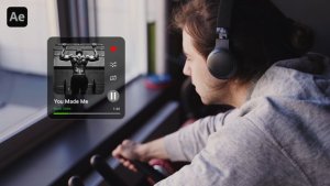 Videohive Music Player Overlays Elements template preview