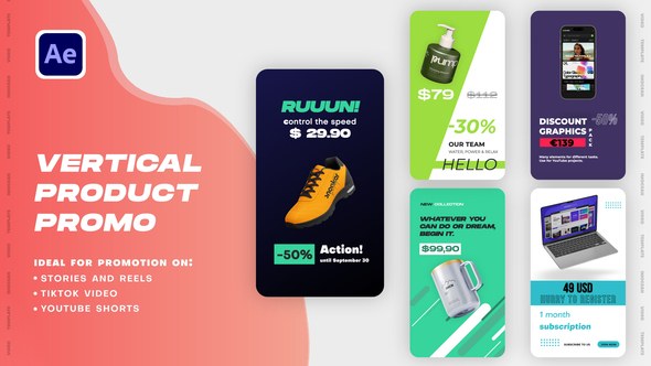 Instagram Vertical Product Promo Product Promo template preview