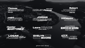 Videohive Glitch Lower Thirds / AE Elements template preview