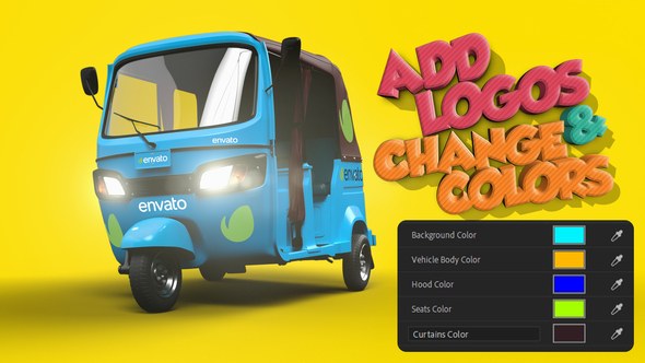 Videohive Auto Rickshaw Openers template preview