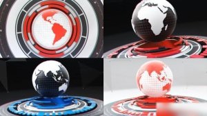 Videohive Hi-Tech Planet Earth Logo Reveals Bundle Logo Stings template preview