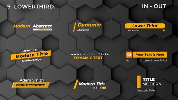 Videohive Lower Thirds 48190258 Titles template preview