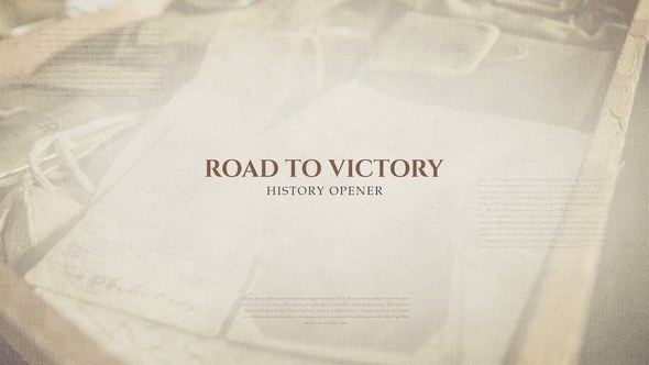 Videohive Road To Victory Video Displays template preview