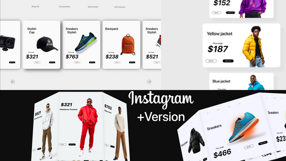 Videohive Product Carousel | Clean Sliders Elements template preview