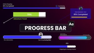 Videohive Progress Bars and Loaders Elements template preview