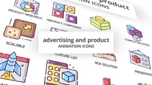 Videohive Advertising & Product - Animation Icons 30040193 Elements template preview