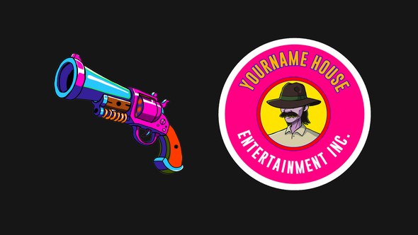 Videohive Animated Character Logo Logo Stings template preview