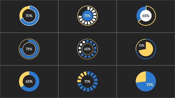 Videohive Simple Pie Infographic Infographics template preview