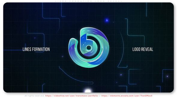 Videohive Lines Formation Logo Reveal Logo Stings template preview