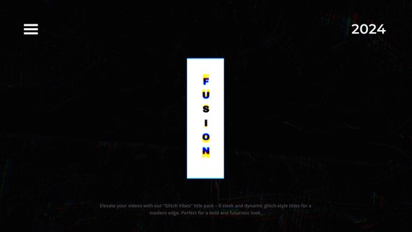 Videohive Fusion Titles | AE Titles template preview