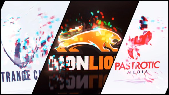 Videohive Cards Particle Logo Logo Stings template preview