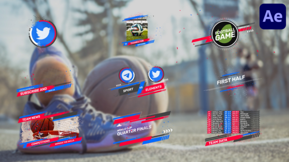 Videohive Sport Elements | After Effects Elements template preview