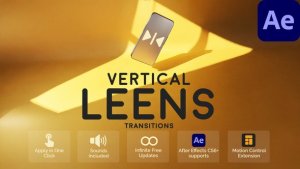 Videohive Vertical Leens Transitions for After Effects Elements template preview