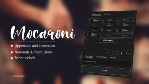 Videohive Animated Typeface - Mocaroni Titles template preview