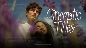 Cinematic Titles Premiere Pro template preview