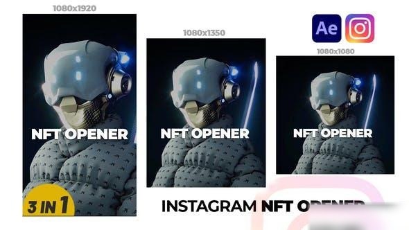 Videohive Instagram NFT Opener Promo Openers template preview