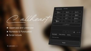 Videohive Animated Typeface - Callheart Titles template preview
