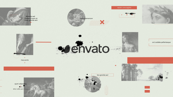 Fancy Presentation Video Displays template preview